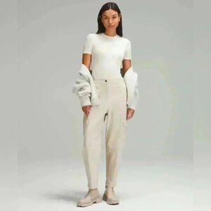 Lululemon Wundermost Ultra-Soft Nulu  Short-Sleeve Crew Thong Bodysuit